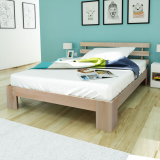 Dřevěná postel 140x200cm borovice včetně roštu