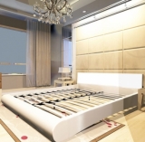 Moderni koženková postel 180x200