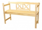 Dřevěná zahradní lavička
