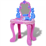 Dětský toaletní stolek růžový včetně osvětlení a hudby