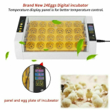 Automatická líheň na 24 slepičích vajec