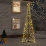 Vánoční stromek kužel 500 teplých bílých LED diod 100 x 300 cm