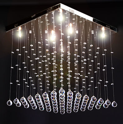 Křišťálová lampa 50x50cm